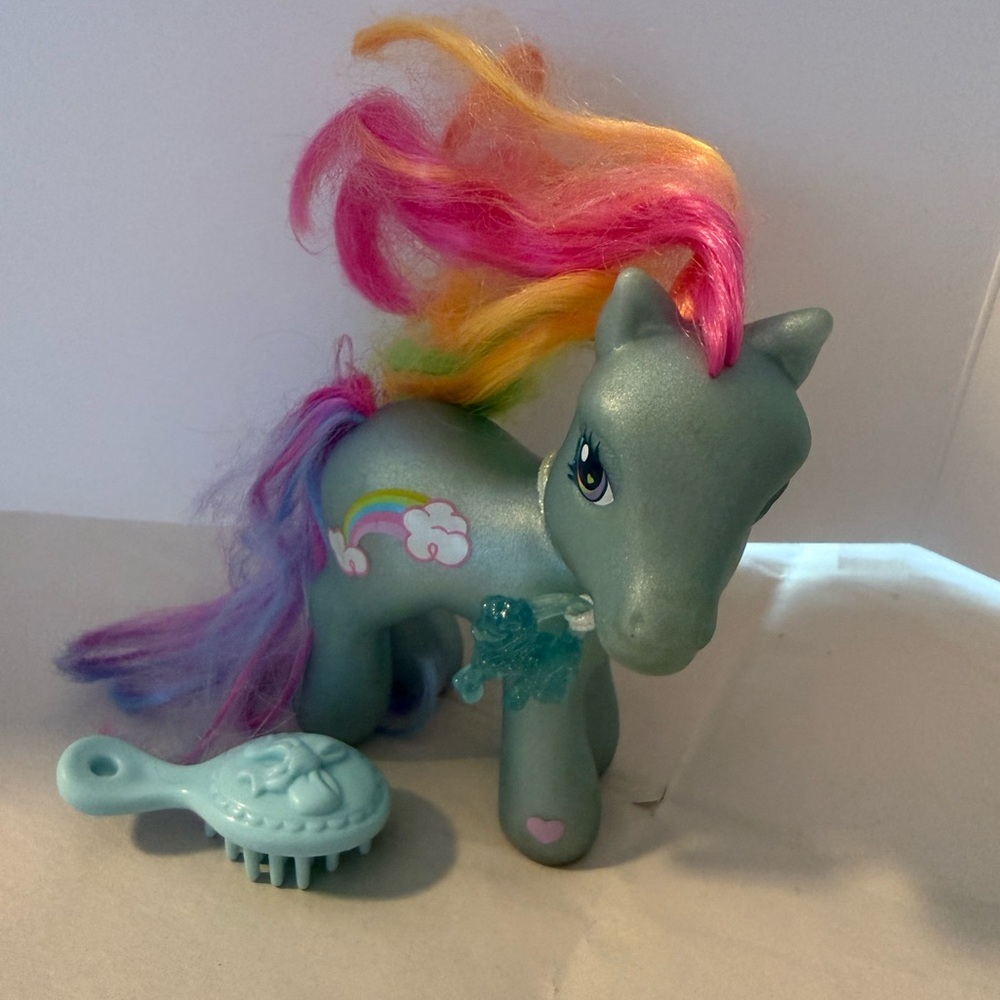 Vintage Gen 3 My Little Pony "Rainbow Dash" Rainbow Celebration 5" '03-'11 Cloud